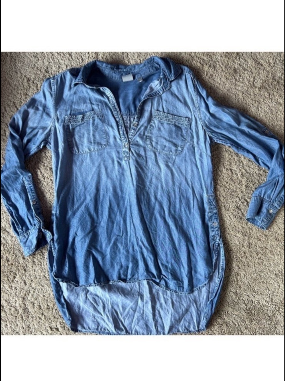 Women’s Longe Sleeve Denim Shirt